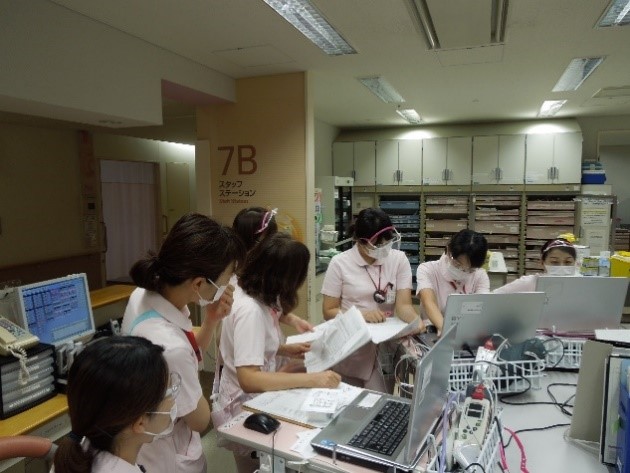 7B病棟(呼吸器内科・外科・血液内科)