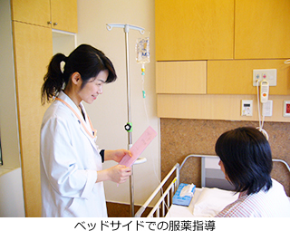 入院患者さんへの服薬指導 ベッドサイドでの服薬指導
